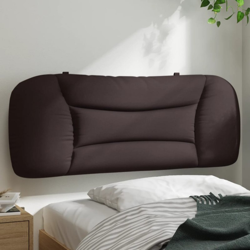 vidaXL Kopfteil-Kissen Dunkelbraun 100 cm Stoff vidaXL Kopfteil-Kissen Dunkelbraun 100 cm Stoff