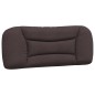 vidaXL Kopfteil-Kissen Dunkelbraun 100 cm Stoff vidaXL Kopfteil-Kissen Dunkelbraun 100 cm Stoff