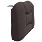 vidaXL Kopfteil-Kissen Dunkelbraun 100 cm Stoff vidaXL Kopfteil-Kissen Dunkelbraun 100 cm Stoff