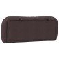 vidaXL Kopfteil-Kissen Dunkelbraun 100 cm Stoff vidaXL Kopfteil-Kissen Dunkelbraun 100 cm Stoff