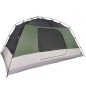 vidaXL Campingzelt 4 Personen Grün 350x280x155 cm 190T Taft vidaXL Campingzelt 4 Personen Grün 350x280x155 cm 190T Taft