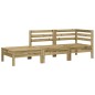 vidaXL Gartensofa mit Kissen und Fußhocker Kiefernholz Imprägniert vidaXL Gartensofa mit Kissen und Fußhocker Kiefernholz Imprägniert