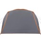 vidaXL Campingzelt 4 Personen Grau & Orange 350x280x155 cm 190T Taft vidaXL Campingzelt 4 Personen Grau & Orange 350x280x155 cm 190T Taft