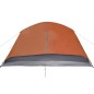 vidaXL Campingzelt 4 Personen Grau & Orange 350x280x155 cm 190T Taft vidaXL Campingzelt 4 Personen Grau & Orange 350x280x155 cm 190T Taft