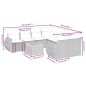 vidaXL 9-tlg. Garten-Sofagarnitur mit Kissen Schwarz Poly Rattan vidaXL 9-tlg. Garten-Sofagarnitur mit Kissen Schwarz Poly Rattan
