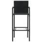 vidaXL 5-tlg. Garten-Bar-Set mit Armlehnen Poly Rattan Schwarz vidaXL 5-tlg. Garten-Bar-Set mit Armlehnen Poly Rattan Schwarz