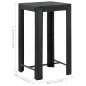 vidaXL 5-tlg. Garten-Bar-Set mit Armlehnen Poly Rattan Schwarz vidaXL 5-tlg. Garten-Bar-Set mit Armlehnen Poly Rattan Schwarz