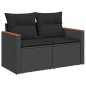 vidaXL 12-tlg. Garten-Sofagarnitur mit Kissen Schwarz Poly Rattan vidaXL 12-tlg. Garten-Sofagarnitur mit Kissen Schwarz Poly Rattan