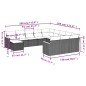 vidaXL 12-tlg. Garten-Sofagarnitur mit Kissen Beige Poly Rattan vidaXL 12-tlg. Garten-Sofagarnitur mit Kissen Beige Poly Rattan
