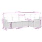 vidaXL 5-tlg. Garten-Sofagarnitur mit Kissen Beige Poly Rattan vidaXL 5-tlg. Garten-Sofagarnitur mit Kissen Beige Poly Rattan