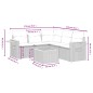 vidaXL 6-tlg. Garten-Sofagarnitur mit Kissen Beige Poly Rattan vidaXL 6-tlg. Garten-Sofagarnitur mit Kissen Beige Poly Rattan