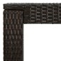 vidaXL 3-tlg. Gartenbar-Set mit Kissen Poly Rattan Braun vidaXL 3-tlg. Gartenbar-Set mit Kissen Poly Rattan Braun