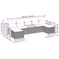 vidaXL 7-tlg. Garten-Sofagarnitur mit Kissen Beige Poly Rattan vidaXL 7-tlg. Garten-Sofagarnitur mit Kissen Beige Poly Rattan