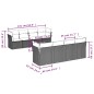 vidaXL 9-tlg. Garten-Sofagarnitur mit Kissen Beige Poly Rattan vidaXL 9-tlg. Garten-Sofagarnitur mit Kissen Beige Poly Rattan