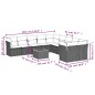 vidaXL 11-tlg. Garten-Sofagarnitur mit Kissen Grau Poly Rattan vidaXL 11-tlg. Garten-Sofagarnitur mit Kissen Grau Poly Rattan