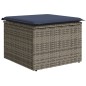 vidaXL 13-tlg. Garten-Sofagarnitur mit Kissen Grau Poly Rattan vidaXL 13-tlg. Garten-Sofagarnitur mit Kissen Grau Poly Rattan