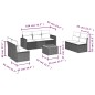 vidaXL 8-tlg. Garten-Sofagarnitur mit Kissen Beige Poly Rattan vidaXL 8-tlg. Garten-Sofagarnitur mit Kissen Beige Poly Rattan