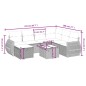 vidaXL 8-tlg. Garten-Sofagarnitur mit Kissen Beige Poly Rattan vidaXL 8-tlg. Garten-Sofagarnitur mit Kissen Beige Poly Rattan