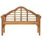 vidaXL Queen-Gartenbank mit Auflage 135 cm Massivholz Akazie vidaXL Queen-Gartenbank mit Auflage 135 cm Massivholz Akazie