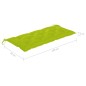 vidaXL Queen-Gartenbank mit Auflage 135 cm Massivholz Akazie vidaXL Queen-Gartenbank mit Auflage 135 cm Massivholz Akazie