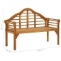 vidaXL Queen-Gartenbank mit Auflage 135 cm Massivholz Akazie vidaXL Queen-Gartenbank mit Auflage 135 cm Massivholz Akazie