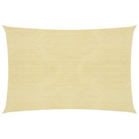 vidaXL Sonnensegel 160 g/m² Beige 4x7 m HDPE