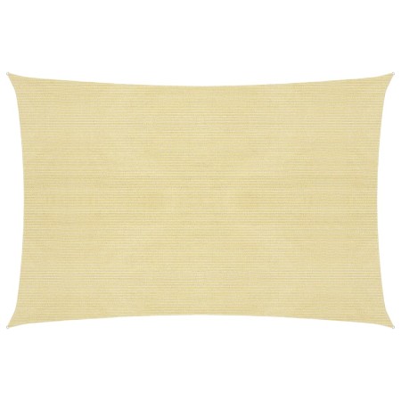 vidaXL Sonnensegel 160 g/m² Beige 4x7 m HDPE