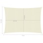vidaXL Sonnensegel 160 g/m² Creme 2,5x3 m HDPE vidaXL Sonnensegel 160 g/m² Creme 2,5x3 m HDPE