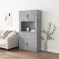vidaXL Highboard Betongrau Holzwerkstoff vidaXL Highboard Betongrau Holzwerkstoff