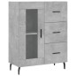 Highboard Betongrau 69,5x34x180 cm Holzwerkstoff Highboard Betongrau 69,5x34x180 cm Holzwerkstoff