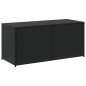 vidaXL Gartentruhe Schwarz 283L Poly Rattan vidaXL Gartentruhe Schwarz 283L Poly Rattan