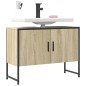 vidaXL Waschbeckenunterschrank Sonoma-Eiche 80x33x60 cm Holzwerkstoff vidaXL Waschbeckenunterschrank Sonoma-Eiche 80x33x60 cm Holzwerkstoff