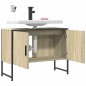 vidaXL Waschbeckenunterschrank Sonoma-Eiche 80x33x60 cm Holzwerkstoff vidaXL Waschbeckenunterschrank Sonoma-Eiche 80x33x60 cm Holzwerkstoff