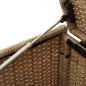 vidaXL Gartentruhe mit Rollen Beige 283L Poly Rattan vidaXL Gartentruhe mit Rollen Beige 283L Poly Rattan