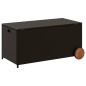 vidaXL Gartentruhe mit Rollen Braun 190L Poly Rattan vidaXL Gartentruhe mit Rollen Braun 190L Poly Rattan
