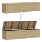 vidaXL Gartentruhe Beige 469L Poly Rattan vidaXL Gartentruhe Beige 469L Poly Rattan