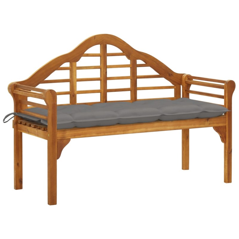 vidaXL Queen-Gartenbank mit Auflage 135 cm Massivholz Akazie vidaXL Queen-Gartenbank mit Auflage 135 cm Massivholz Akazie