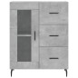 Highboard Betongrau 69,5x34x180 cm Holzwerkstoff Highboard Betongrau 69,5x34x180 cm Holzwerkstoff