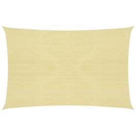 vidaXL Sonnensegel 160 g/m² Beige 4x5 m HDPE