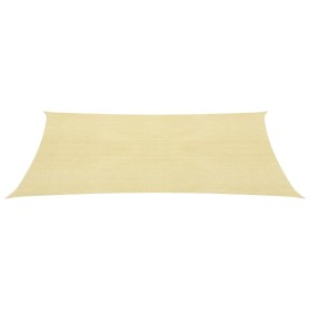 vidaXL Sonnensegel 160 g/m² Beige 4x5 m HDPE