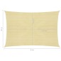 vidaXL Sonnensegel 160 g/m² Beige 4x5 m HDPE vidaXL Sonnensegel 160 g/m² Beige 4x5 m HDPE