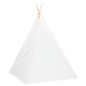 vidaXL Kinder Tipi-Zelt mit Tasche Pfirsichhaut Weiß 120x120x150 cm vidaXL Kinder Tipi-Zelt mit Tasche Pfirsichhaut Weiß 120x120x150 cm