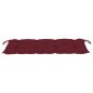 vidaXL Klappbare Gartenbank mit Auflage 118 cm Bambus vidaXL Klappbare Gartenbank mit Auflage 118 cm Bambus