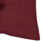 vidaXL Klappbare Gartenbank mit Auflage 118 cm Bambus vidaXL Klappbare Gartenbank mit Auflage 118 cm Bambus
