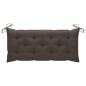 vidaXL Gartenbank mit Auflage 120 cm Bambus vidaXL Gartenbank mit Auflage 120 cm Bambus