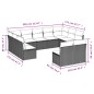 vidaXL 11-tlg. Garten-Sofagarnitur mit Kissen Beige Poly Rattan vidaXL 11-tlg. Garten-Sofagarnitur mit Kissen Beige Poly Rattan