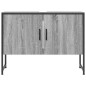 vidaXL Waschbeckenunterschrank Grau Sonoma 80x33x60 cm Holzwerkstoff vidaXL Waschbeckenunterschrank Grau Sonoma 80x33x60 cm Holzwerkstoff