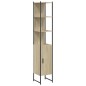 vidaXL Badschrank Sonoma-Eiche 33x33x185,5 cm Holzwerkstoff vidaXL Badschrank Sonoma-Eiche 33x33x185,5 cm Holzwerkstoff