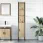 vidaXL Badschrank Sonoma-Eiche 33x33x185,5 cm Holzwerkstoff vidaXL Badschrank Sonoma-Eiche 33x33x185,5 cm Holzwerkstoff