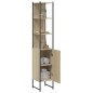 vidaXL Badschrank Sonoma-Eiche 33x33x185,5 cm Holzwerkstoff vidaXL Badschrank Sonoma-Eiche 33x33x185,5 cm Holzwerkstoff